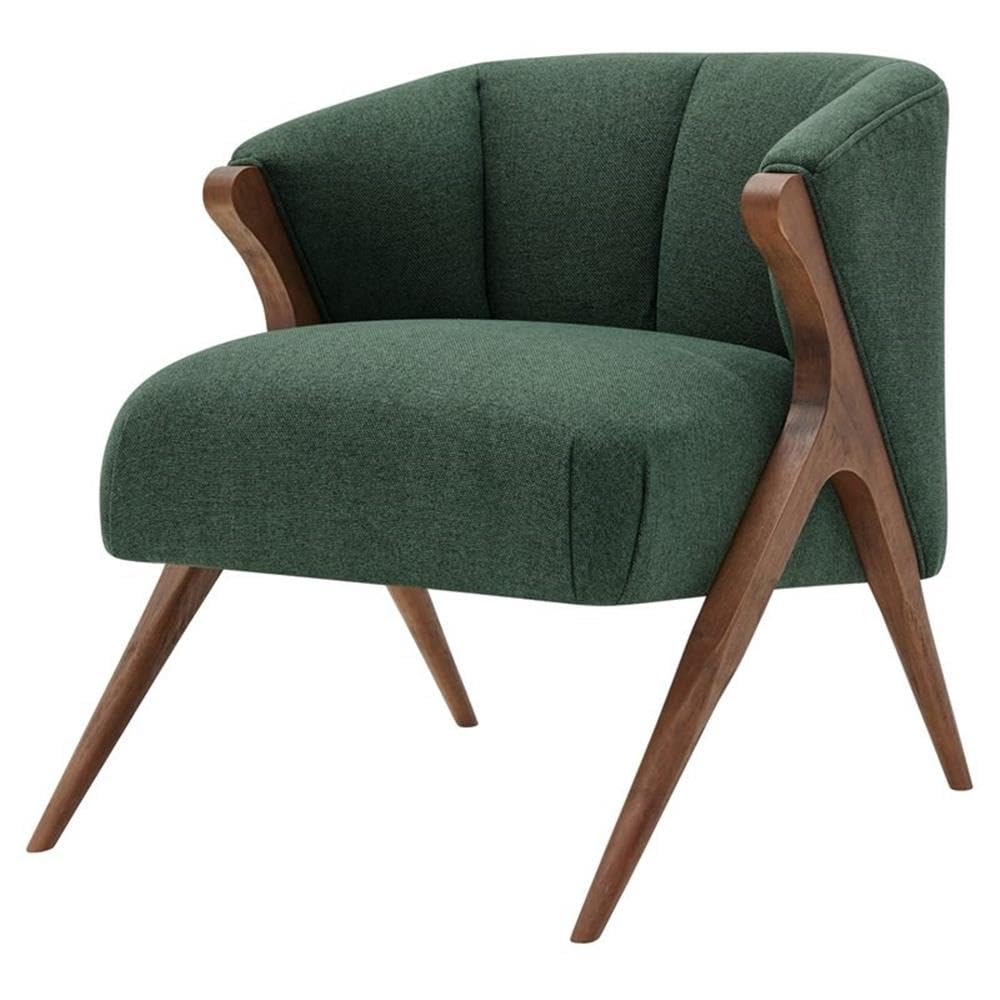 Npd Furniture And More Florence Fabric Accent Chair, Green